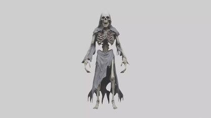 Creeping death model VR / AR / low-poly
