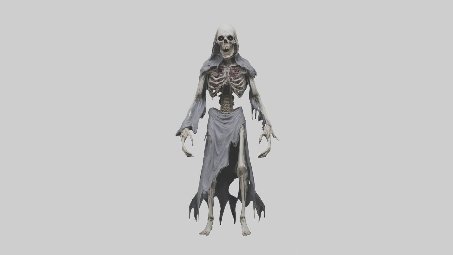 Creeping death model VR / AR / low-poly