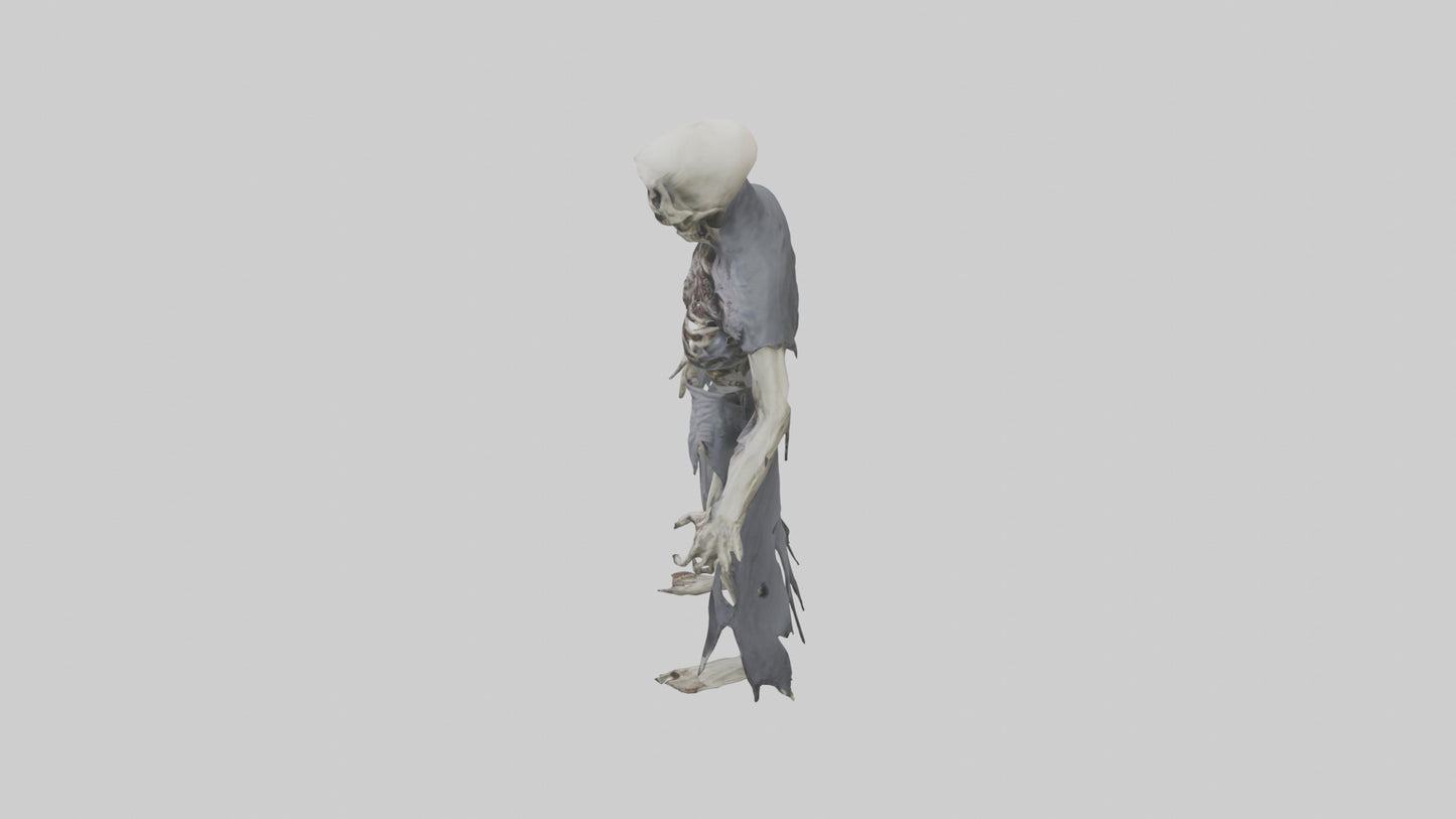 Creeping death model VR / AR / low-poly