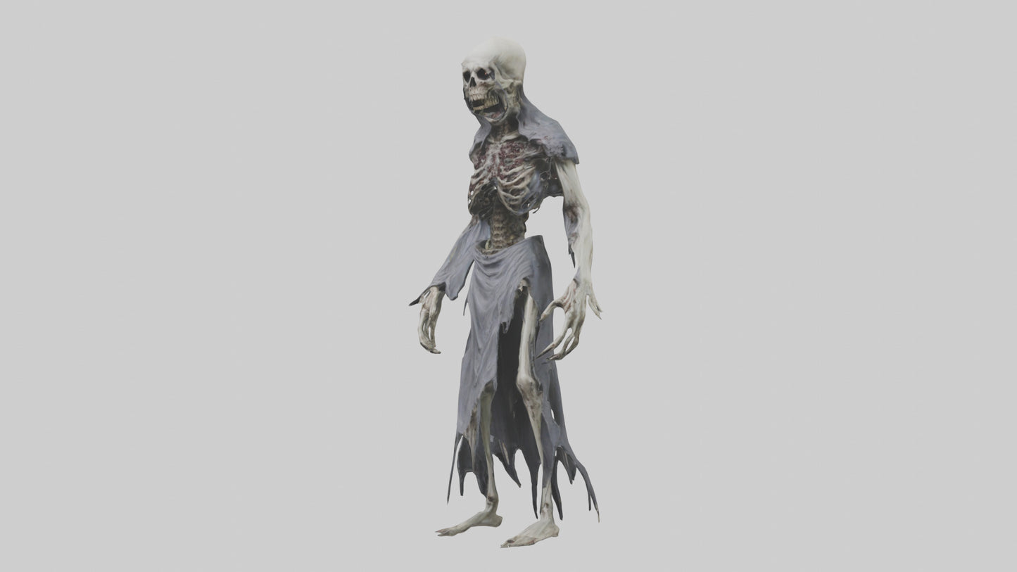Creeping death model VR / AR / low-poly