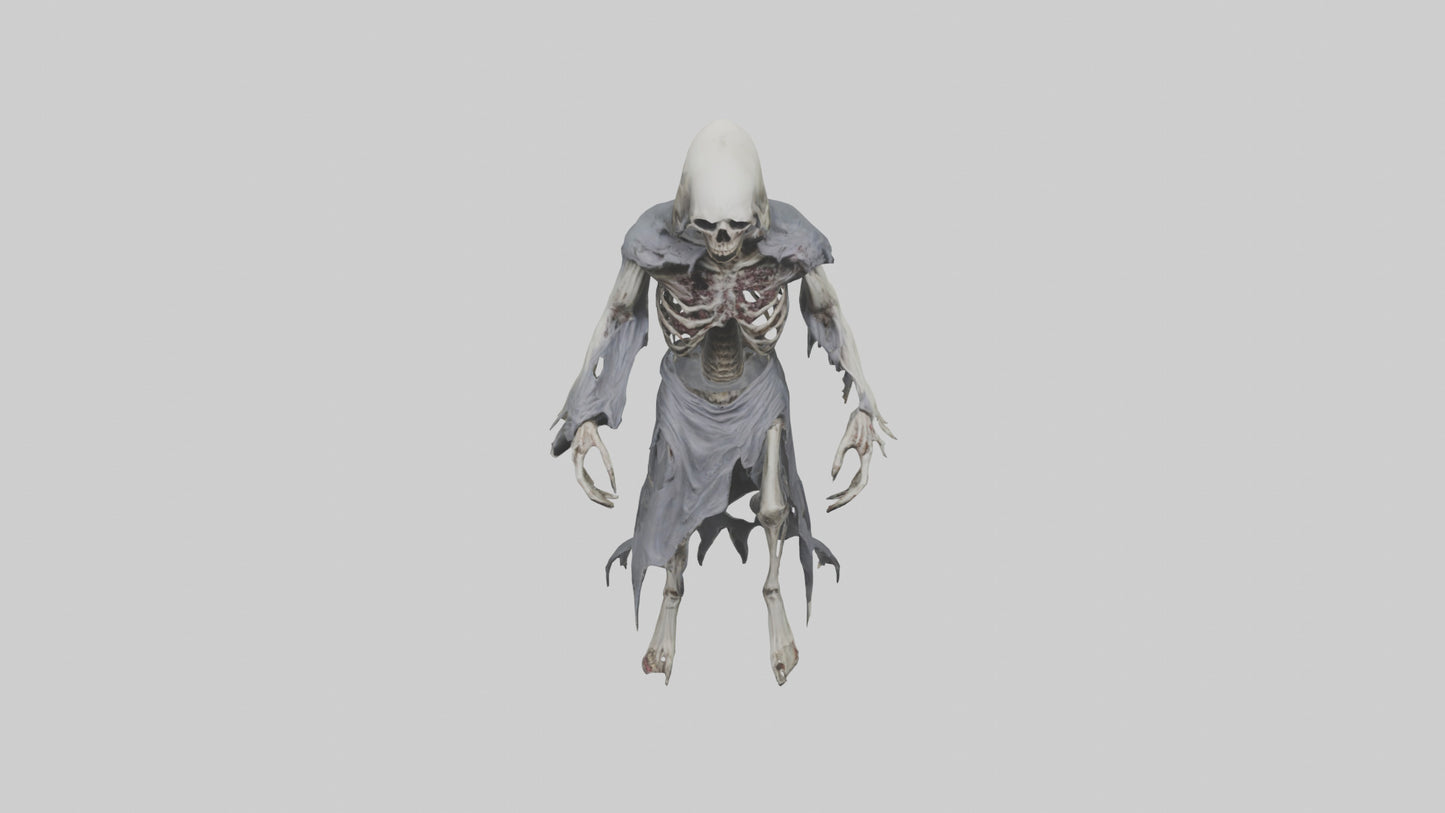 Creeping death model VR / AR / low-poly