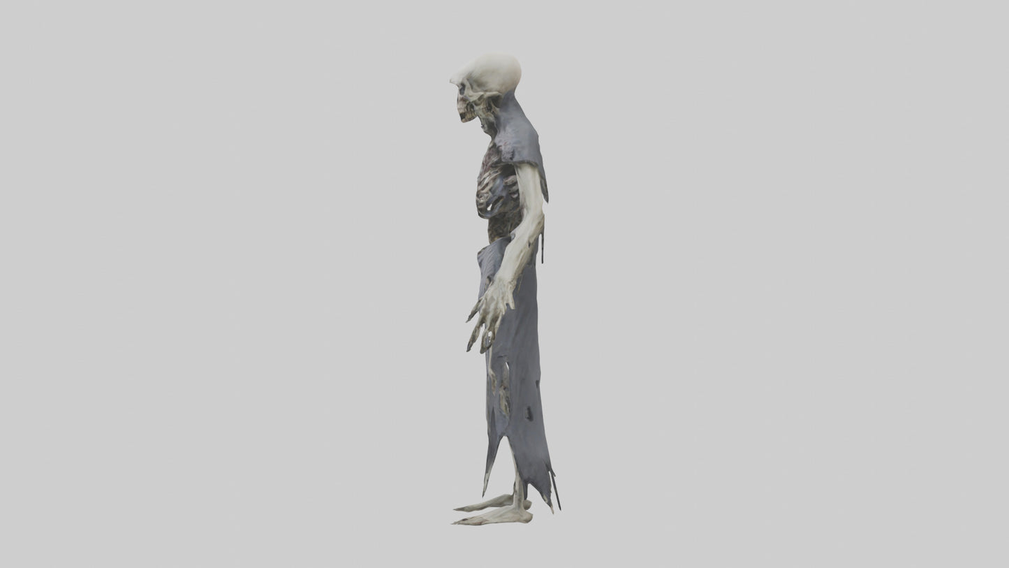 Creeping death model VR / AR / low-poly