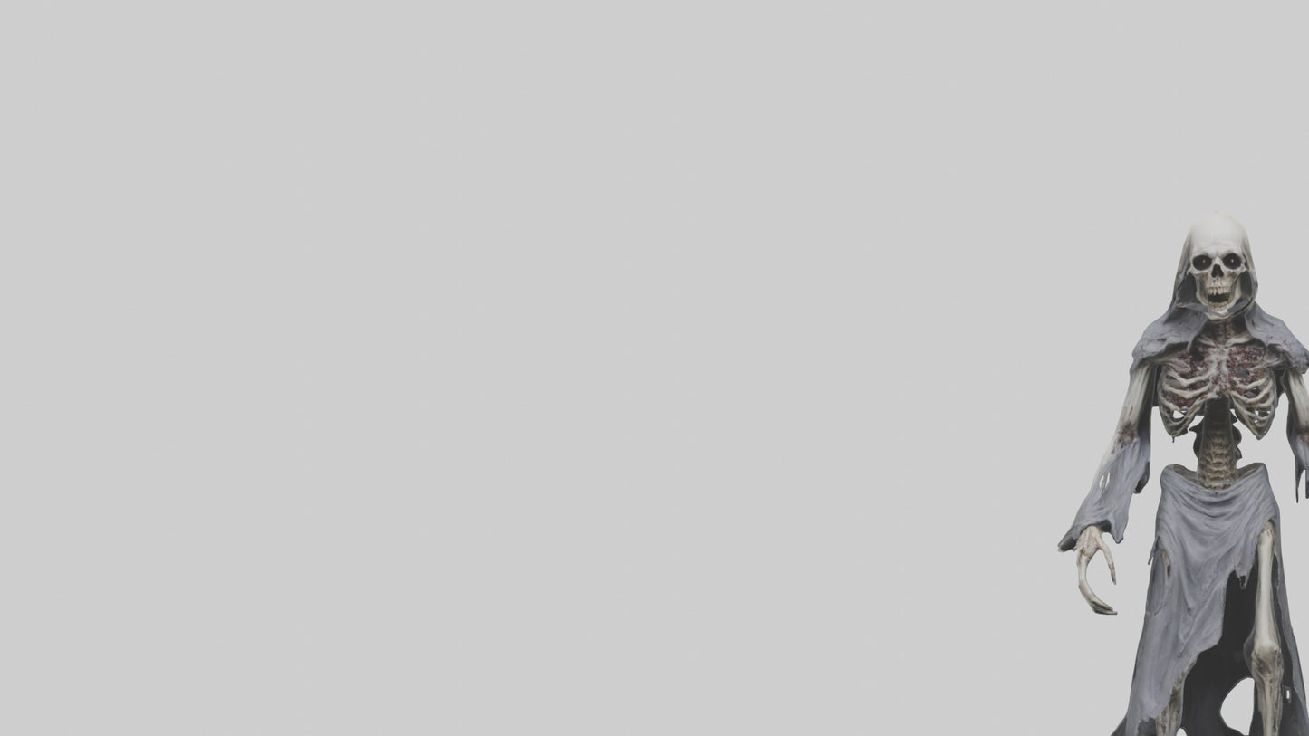 Creeping death model VR / AR / low-poly