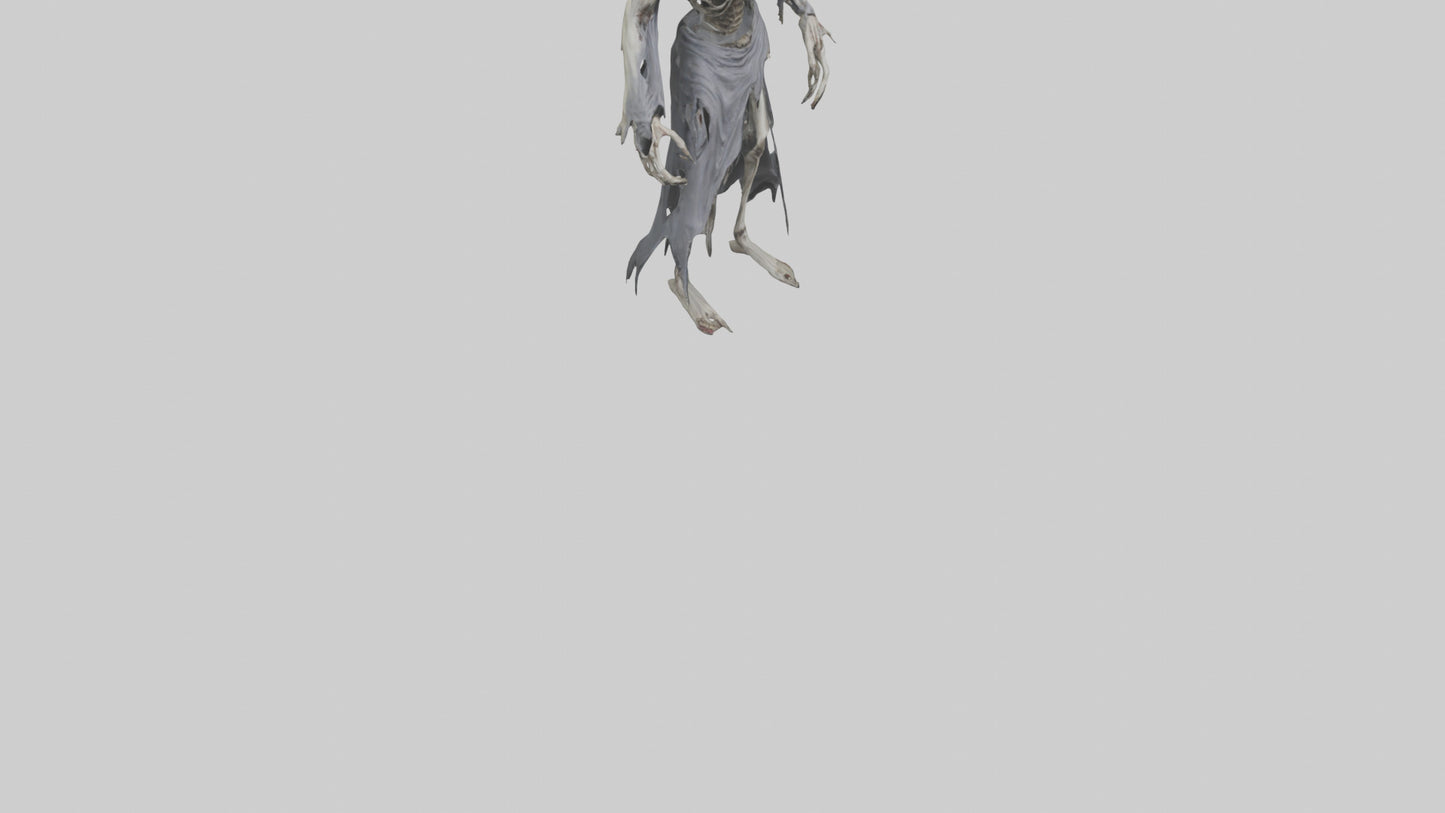 Creeping death model VR / AR / low-poly