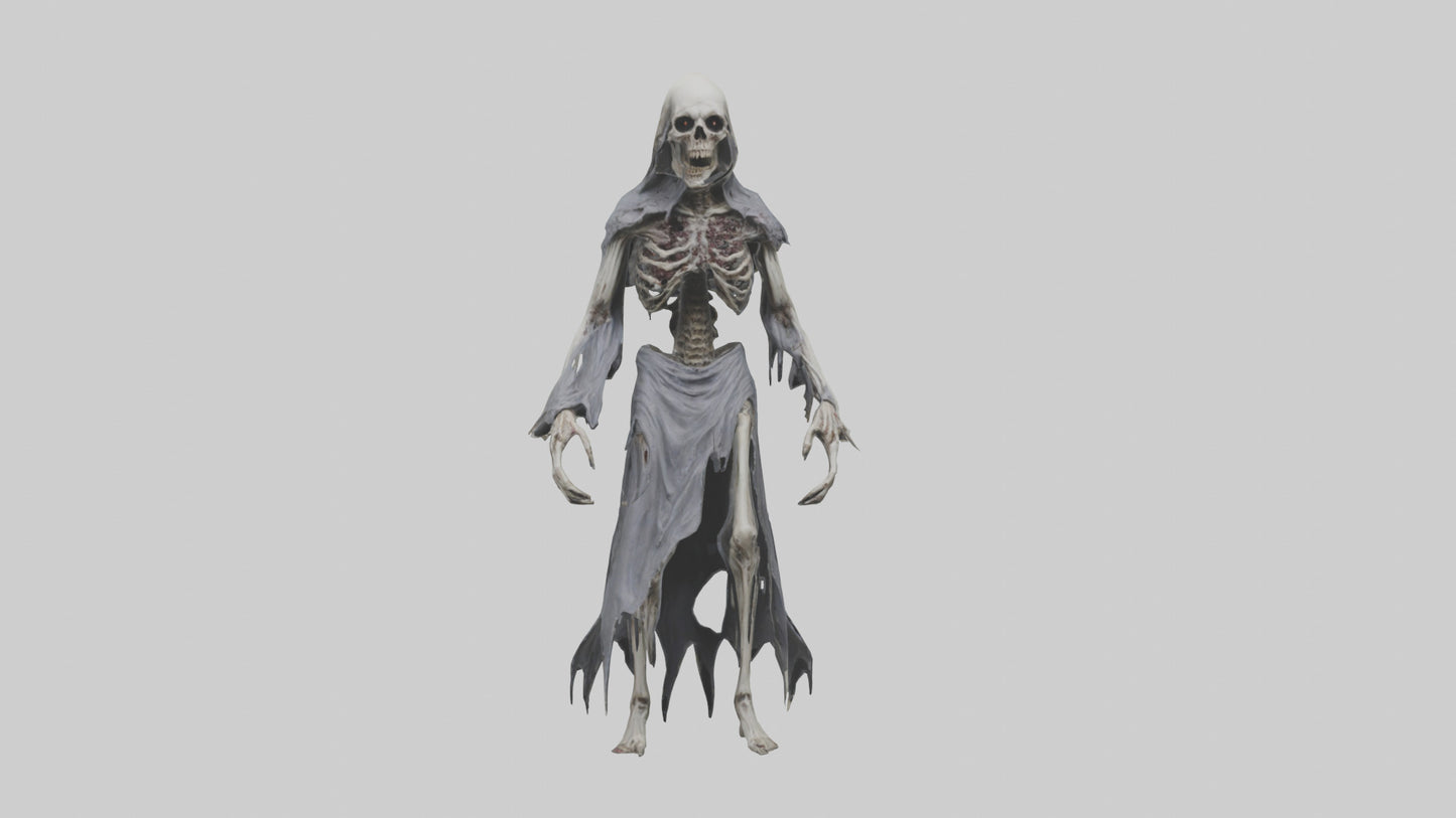 Creeping death model VR / AR / low-poly