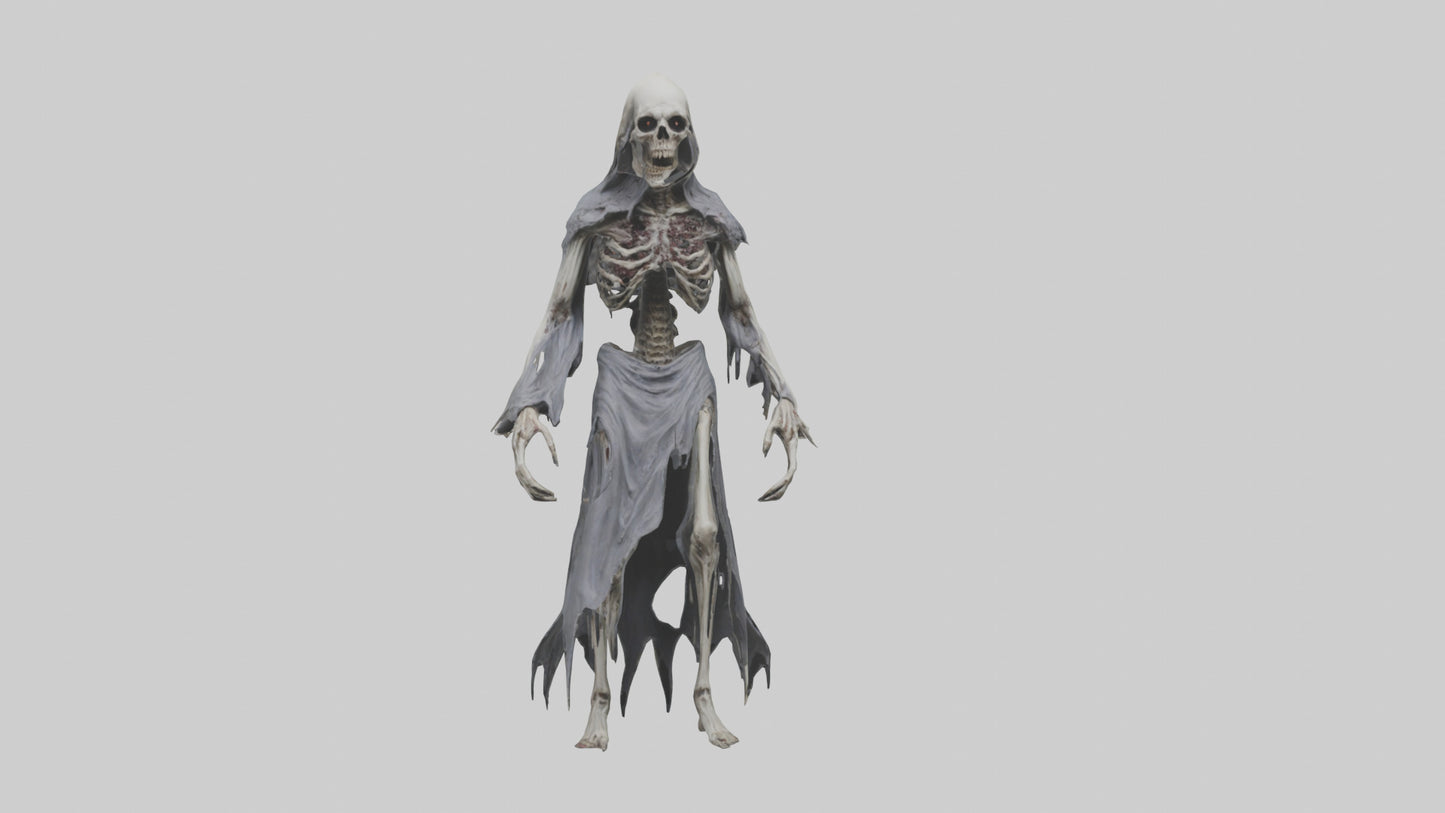Creeping death model VR / AR / low-poly