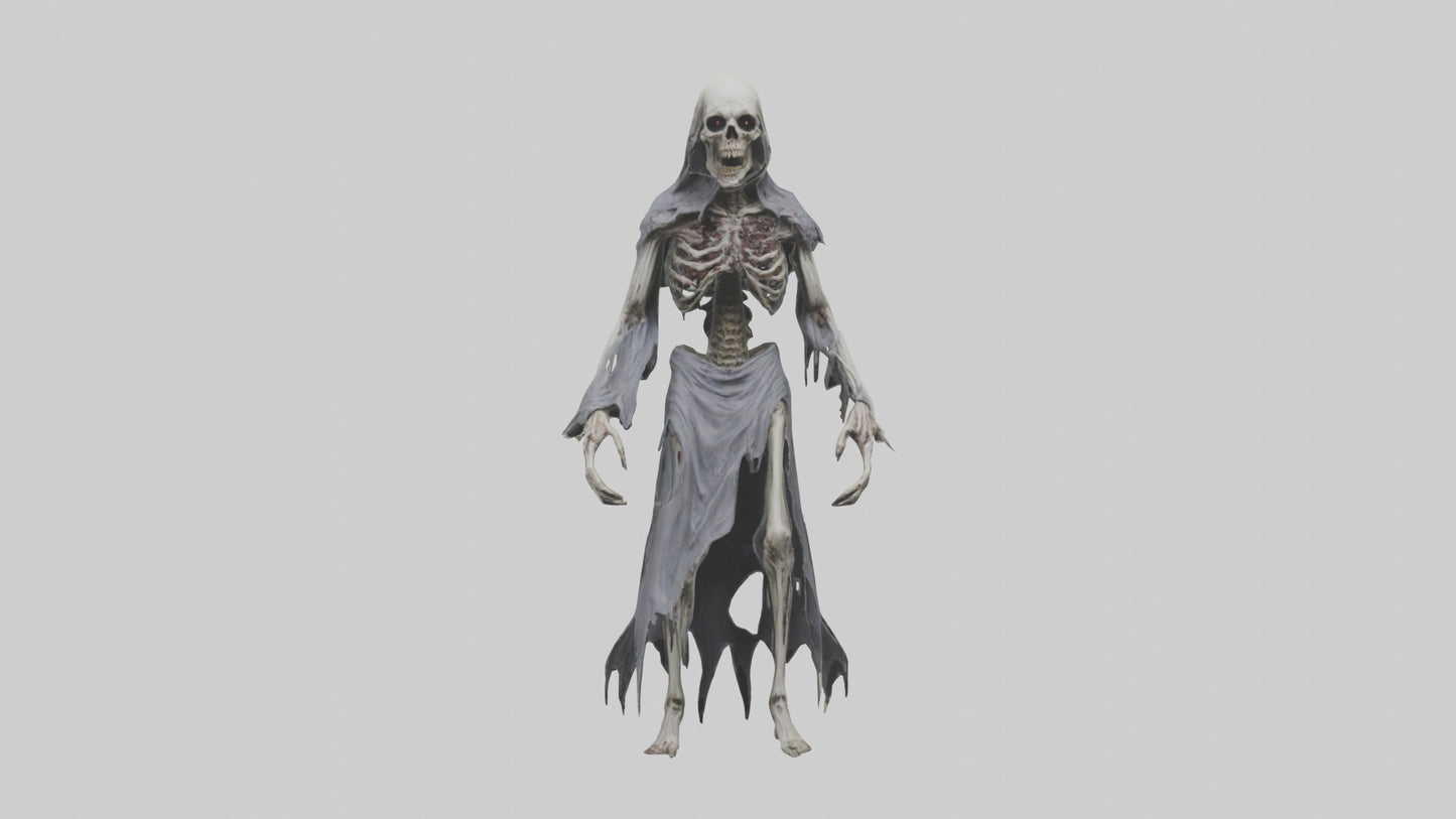 Creeping death model VR / AR / low-poly