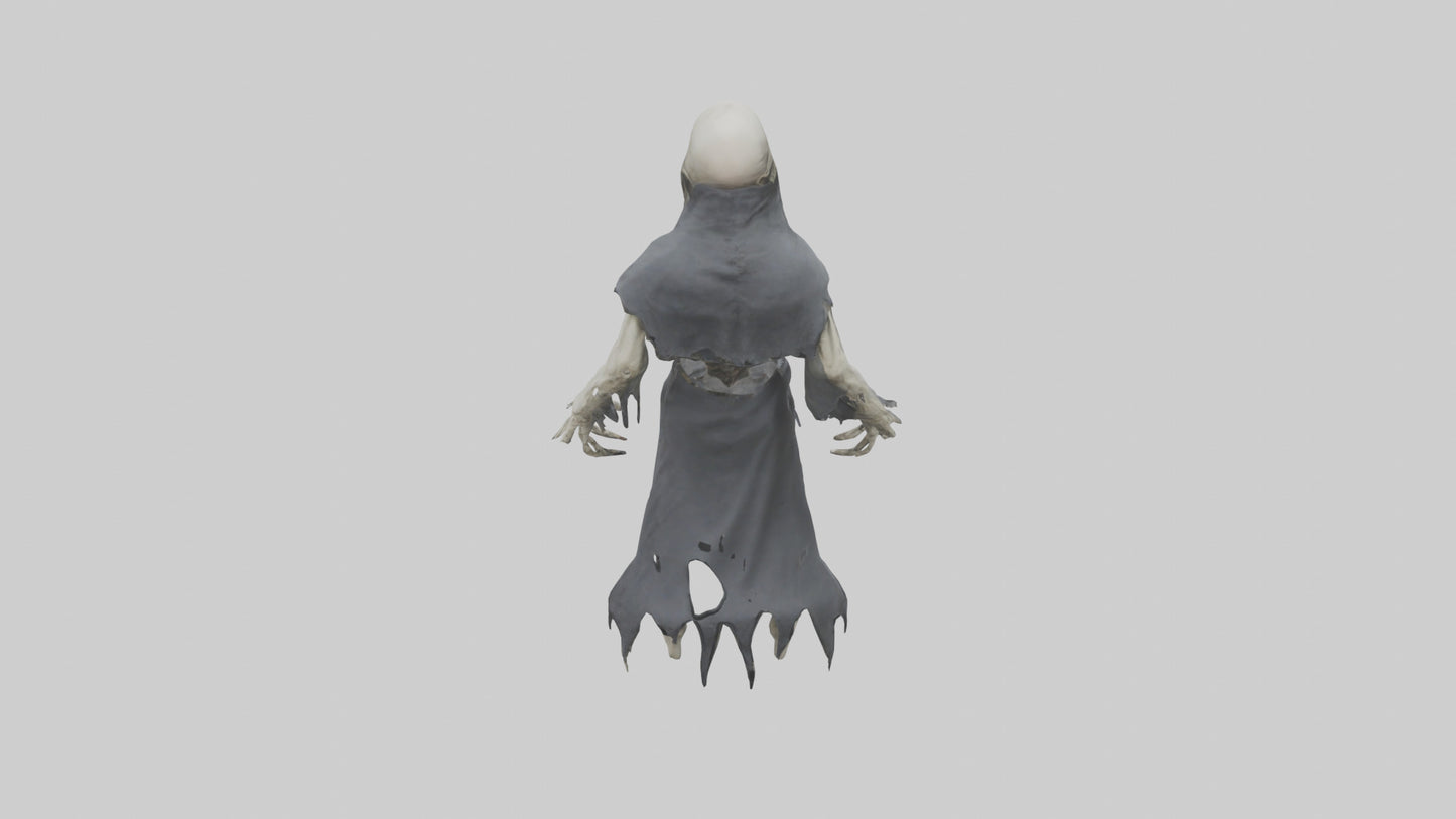 Creeping death model VR / AR / low-poly