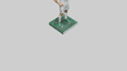 3D model Cristiano Ronaldo statue model VR / AR / low-poly