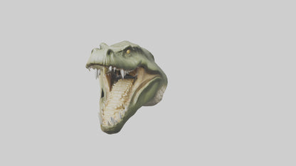 3D model Crocodile Jaws Model VR / AR / low-poly