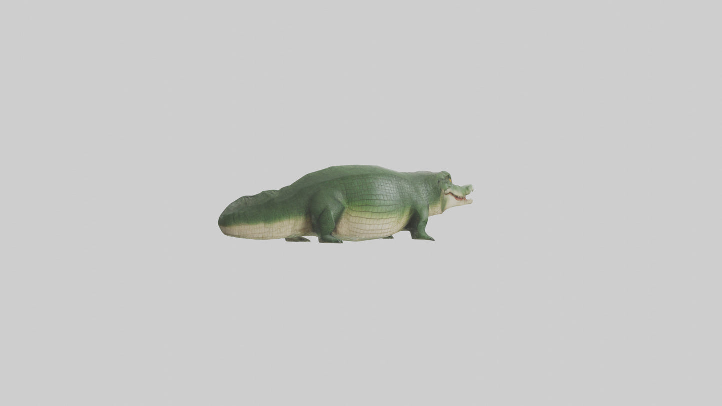 3D model Crocodile Scales Model VR / AR / low-poly