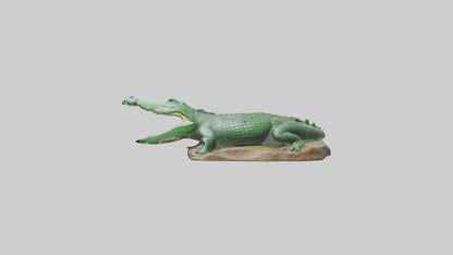 3D model Crocodile statue model VR / AR / low-poly