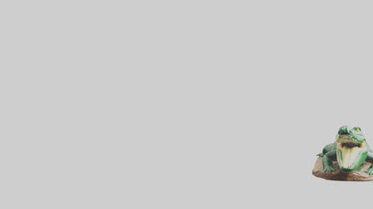 3D model Crocodile statue model VR / AR / low-poly