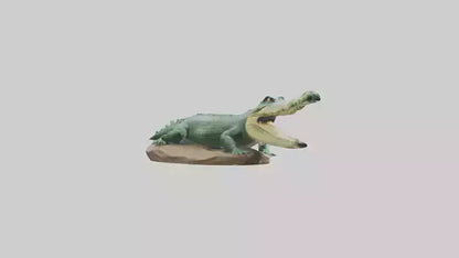 3D model Crocodile statue model VR / AR / low-poly