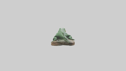 3D model Crocodile statue model VR / AR / low-poly