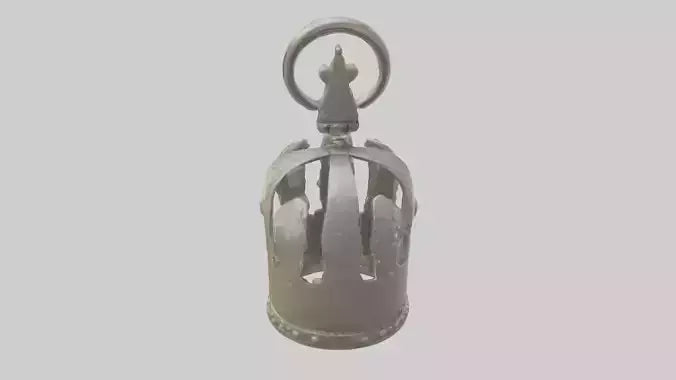 3D model Crown keychain model VR / AR / low-poly