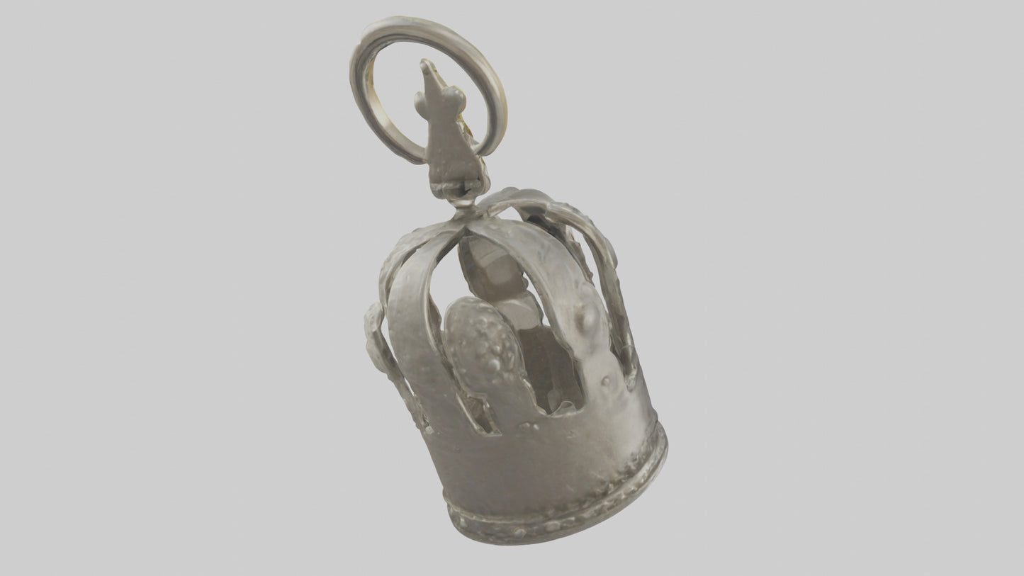 3D model Crown keychain model VR / AR / low-poly