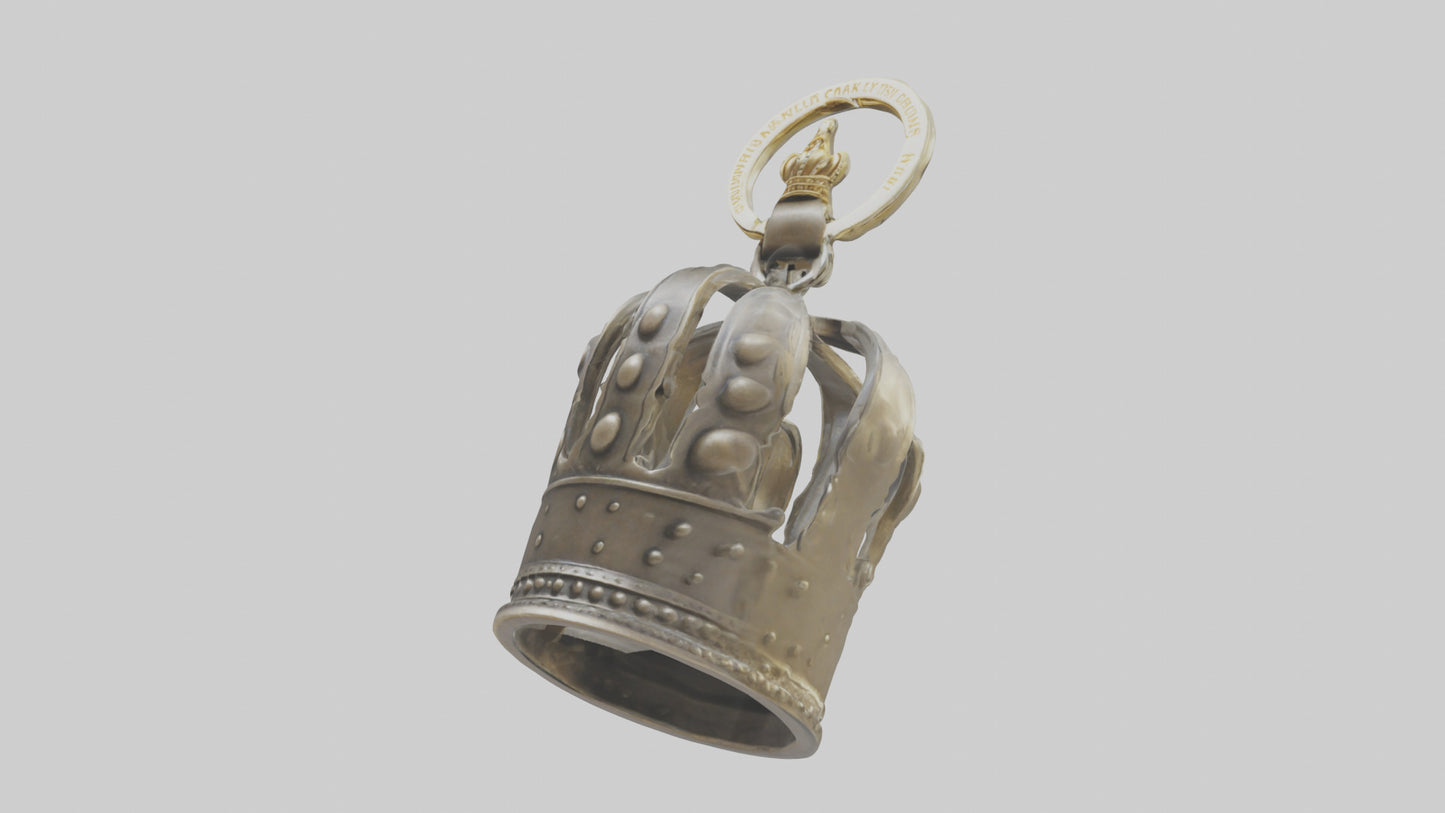 3D model Crown keychain model VR / AR / low-poly