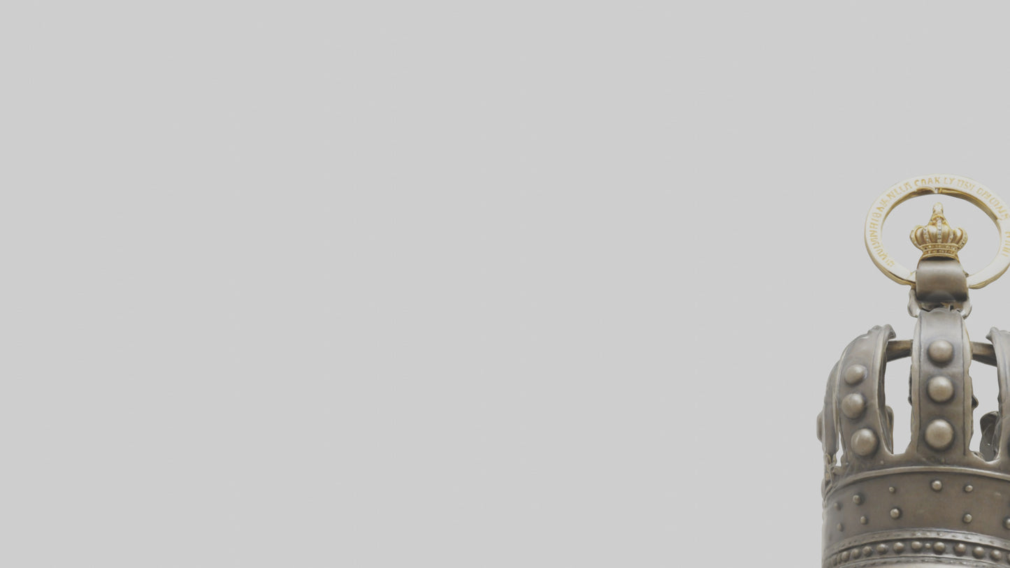 3D model Crown keychain model VR / AR / low-poly