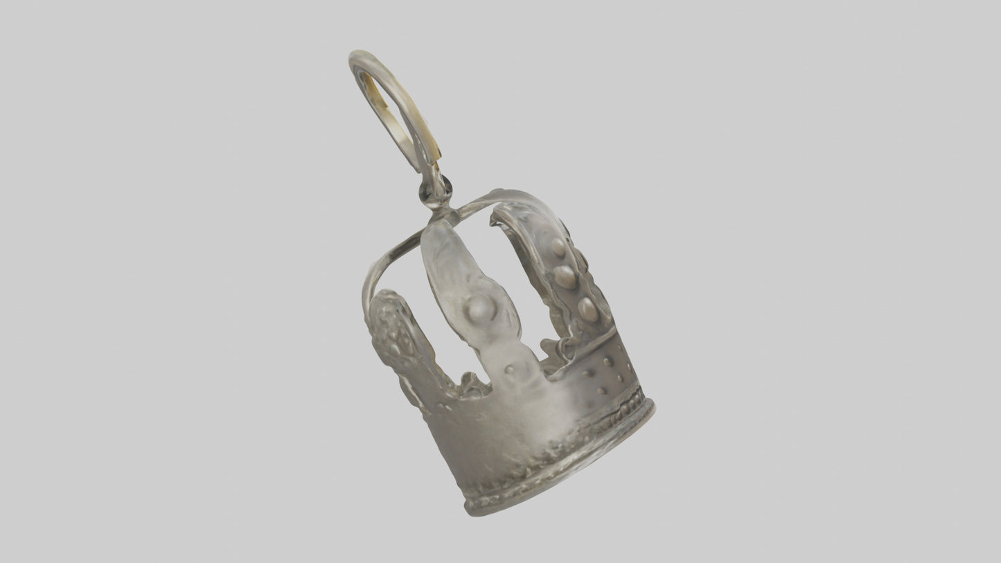 3D model Crown keychain model VR / AR / low-poly