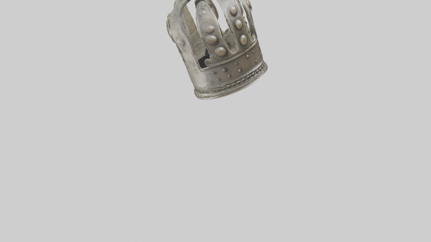 3D model Crown keychain model VR / AR / low-poly
