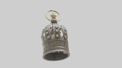 3D model Crown keychain model VR / AR / low-poly