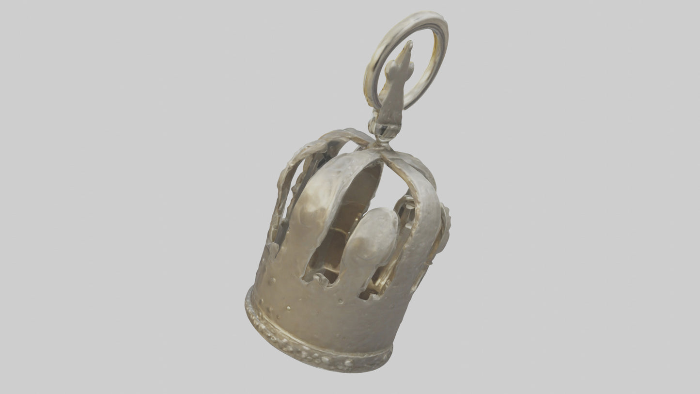 3D model Crown keychain model VR / AR / low-poly