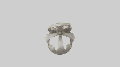 3D model Crown keychain model VR / AR / low-poly