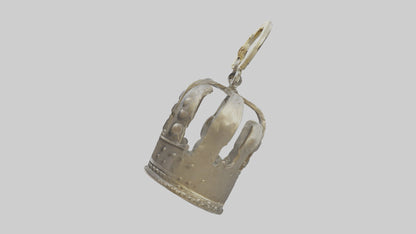 3D model Crown keychain model VR / AR / low-poly