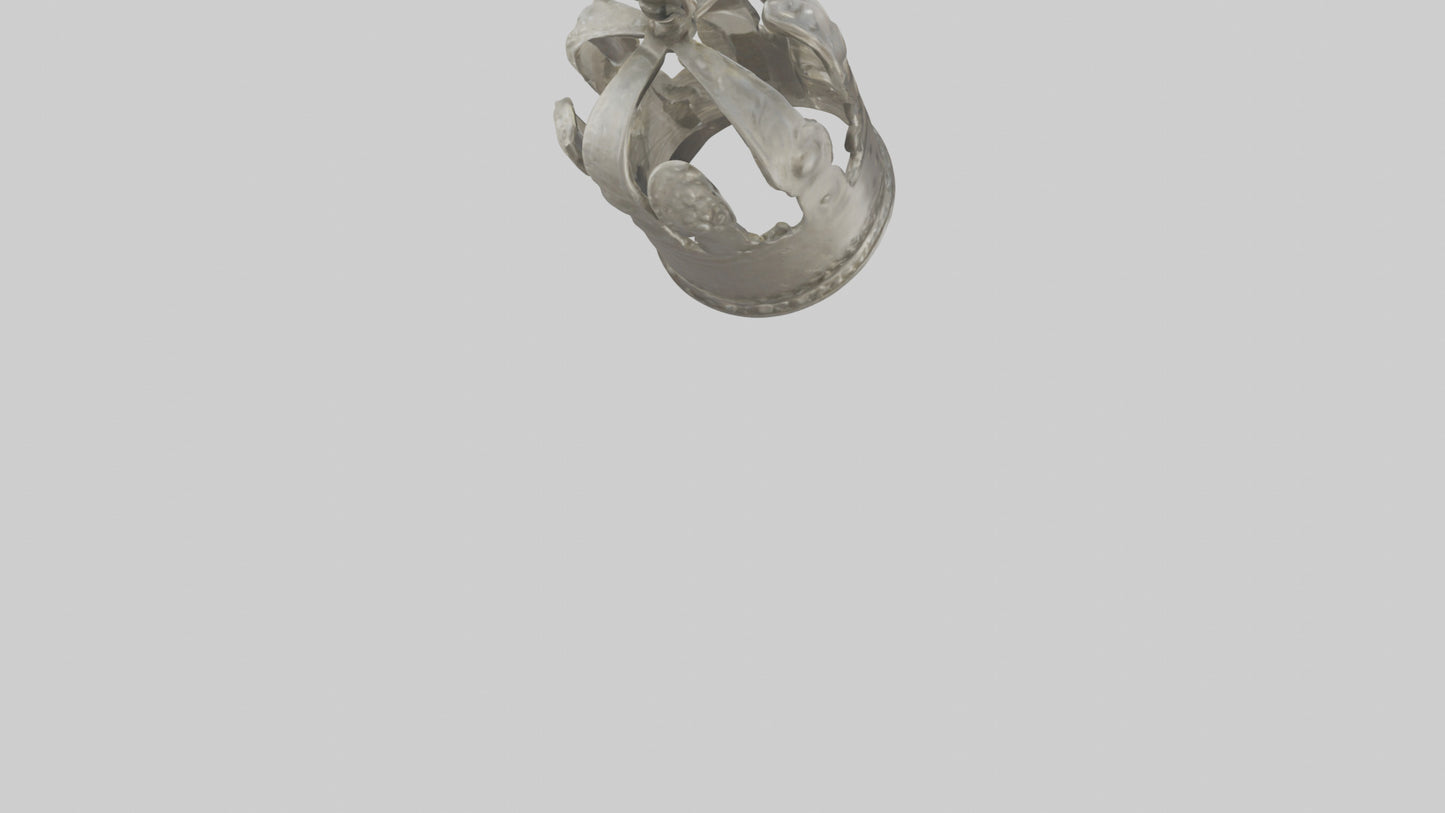 3D model Crown keychain model VR / AR / low-poly