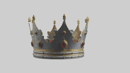 3D model Crown of the Kings model VR / AR / low-poly