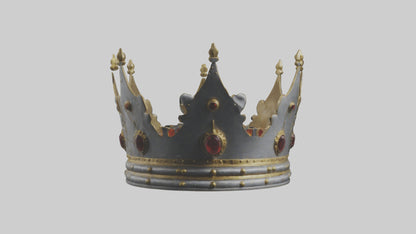 3D model Crown of the Kings model VR / AR / low-poly