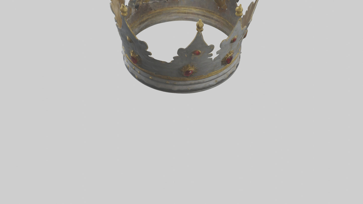 3D model Crown of the Kings model VR / AR / low-poly