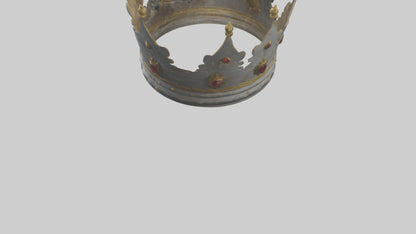 3D model Crown of the Kings model VR / AR / low-poly