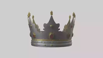 3D model Crown of the Kings model VR / AR / low-poly