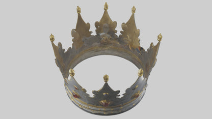 3D model Crown of the Kings model VR / AR / low-poly