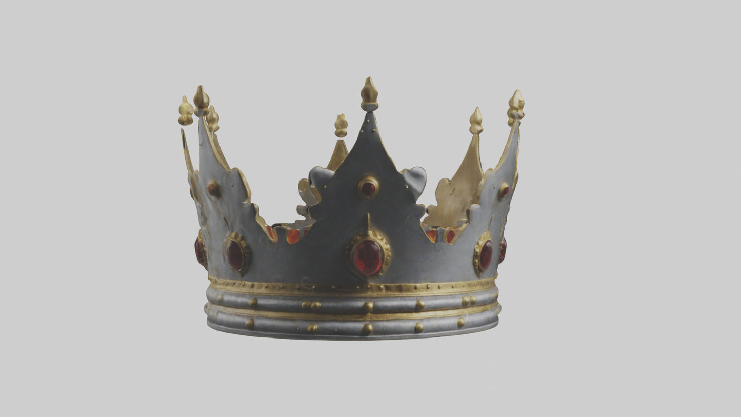 3D model Crown of the Kings model VR / AR / low-poly