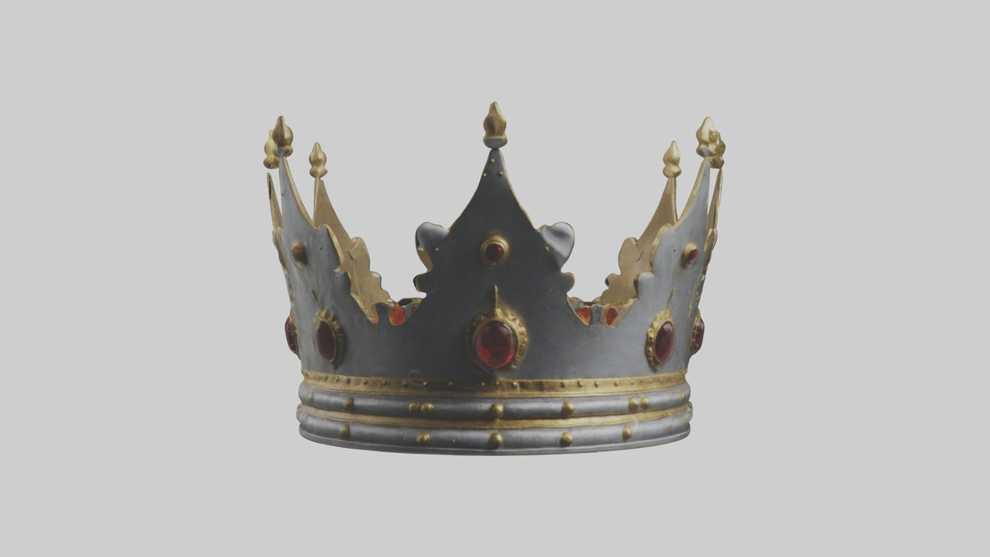 3D model Crown of the Kings model VR / AR / low-poly