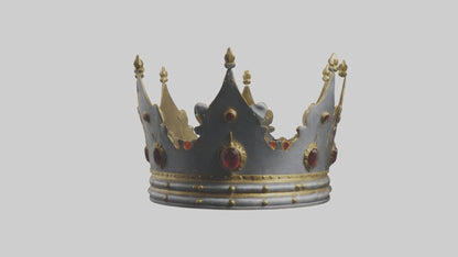 3D model Crown of the Kings model VR / AR / low-poly