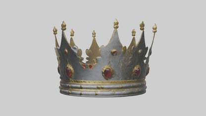 3D model Crown of the Kings model VR / AR / low-poly
