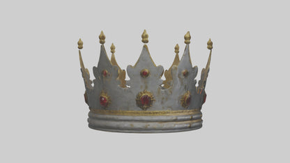 3D model Crown of the Kings model VR / AR / low-poly