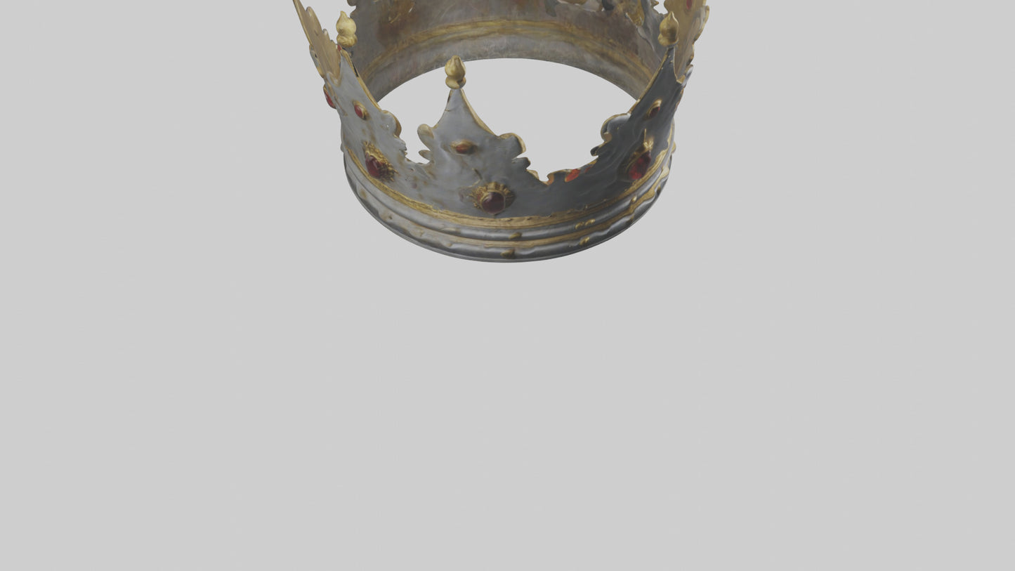 3D model Crown of the Kings model VR / AR / low-poly