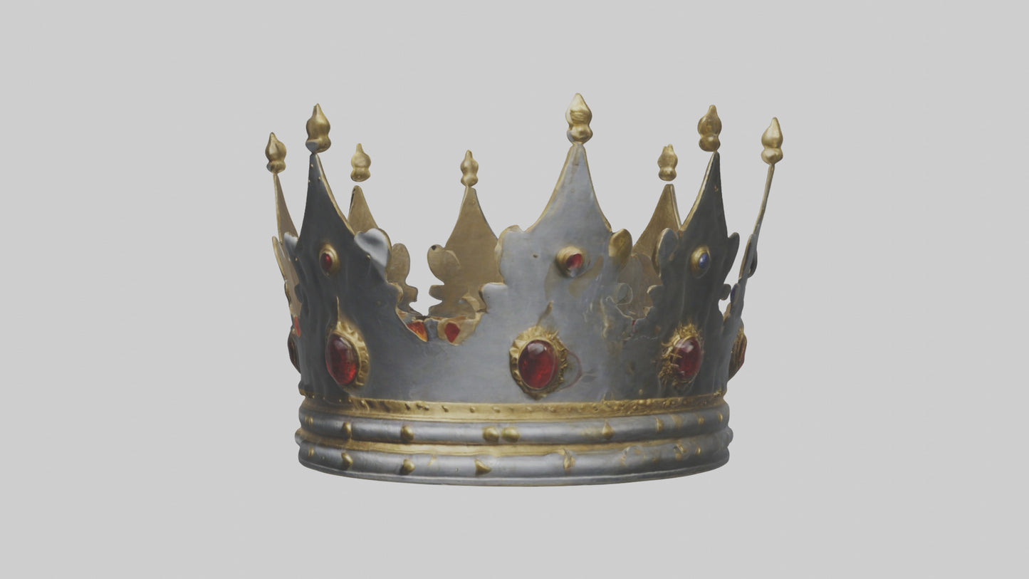 3D model Crown of the Kings model VR / AR / low-poly