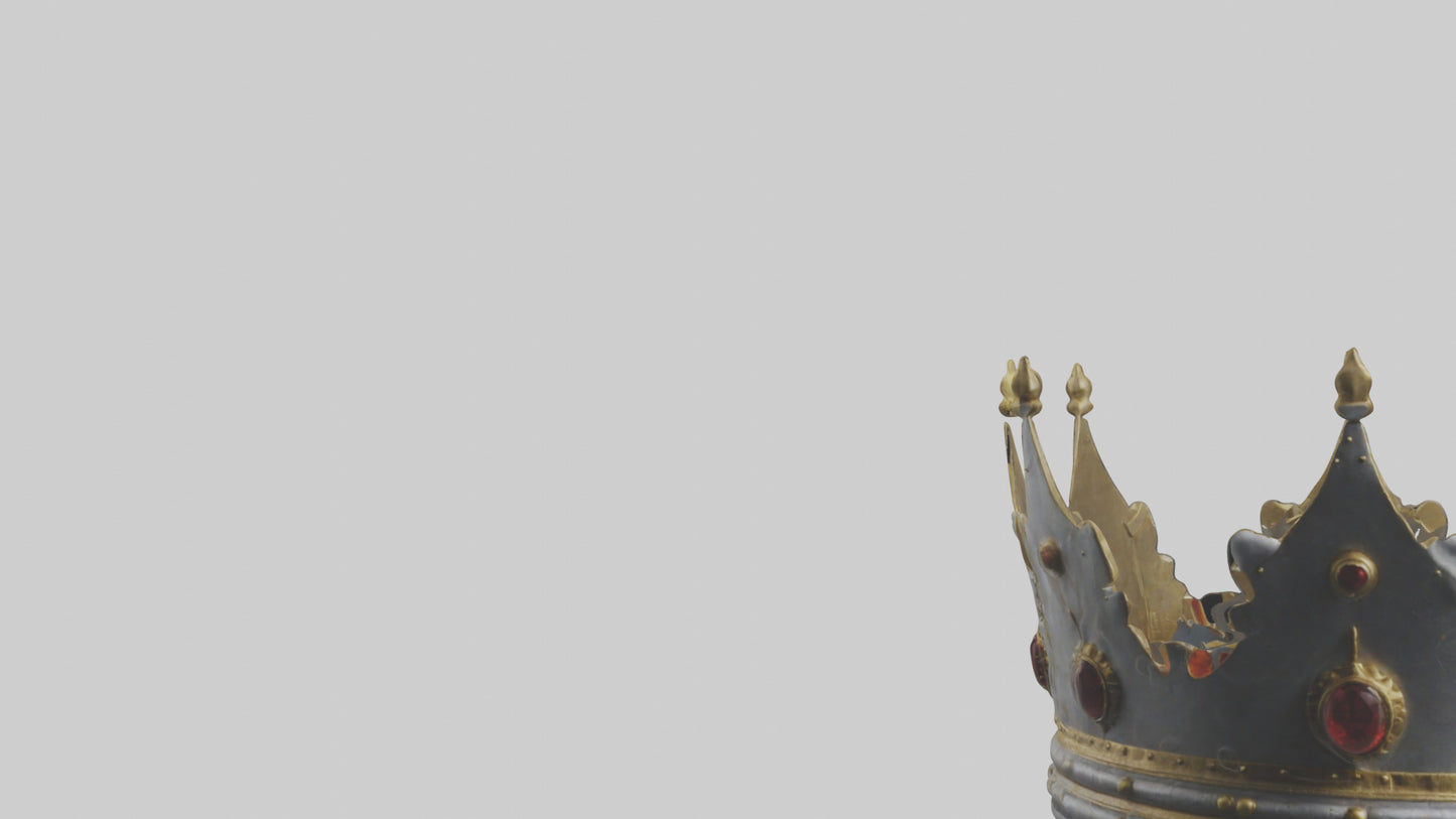 3D model Crown of the Kings model VR / AR / low-poly