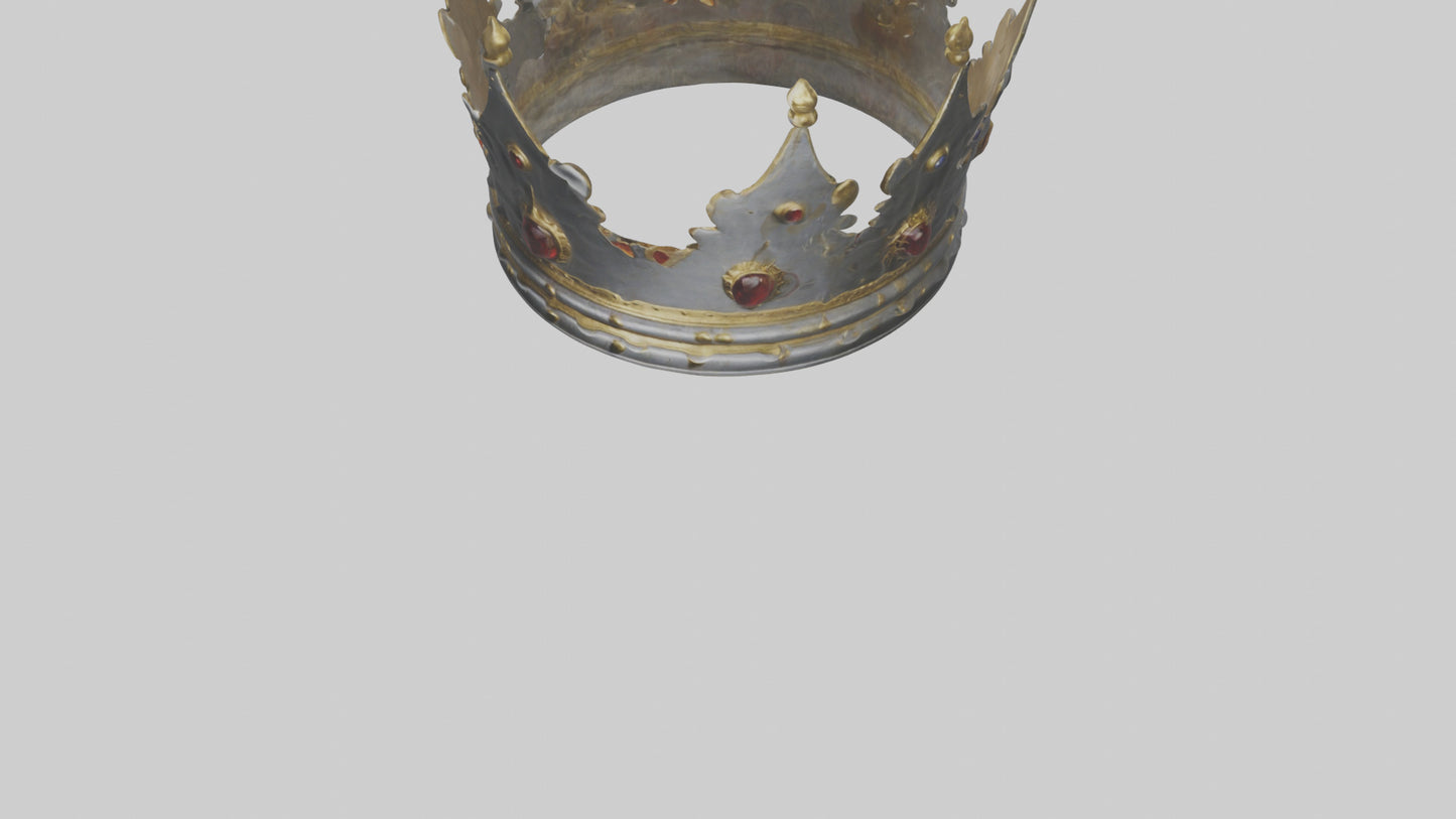 3D model Crown of the Kings model VR / AR / low-poly