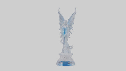 Crystal Fairy statue model VR / AR / low-poly