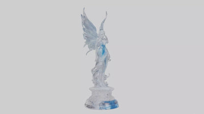 Crystal Fairy statue model VR / AR / low-poly