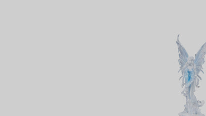 Crystal Fairy statue model VR / AR / low-poly