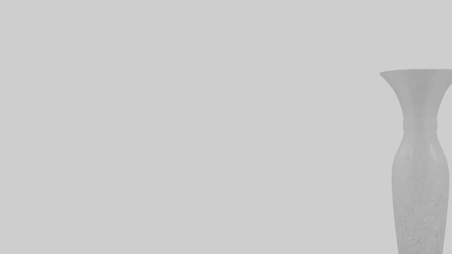 3D model Crystal vase model VR / AR / low-poly