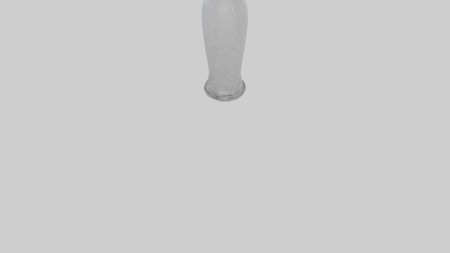 3D model Crystal vase model VR / AR / low-poly